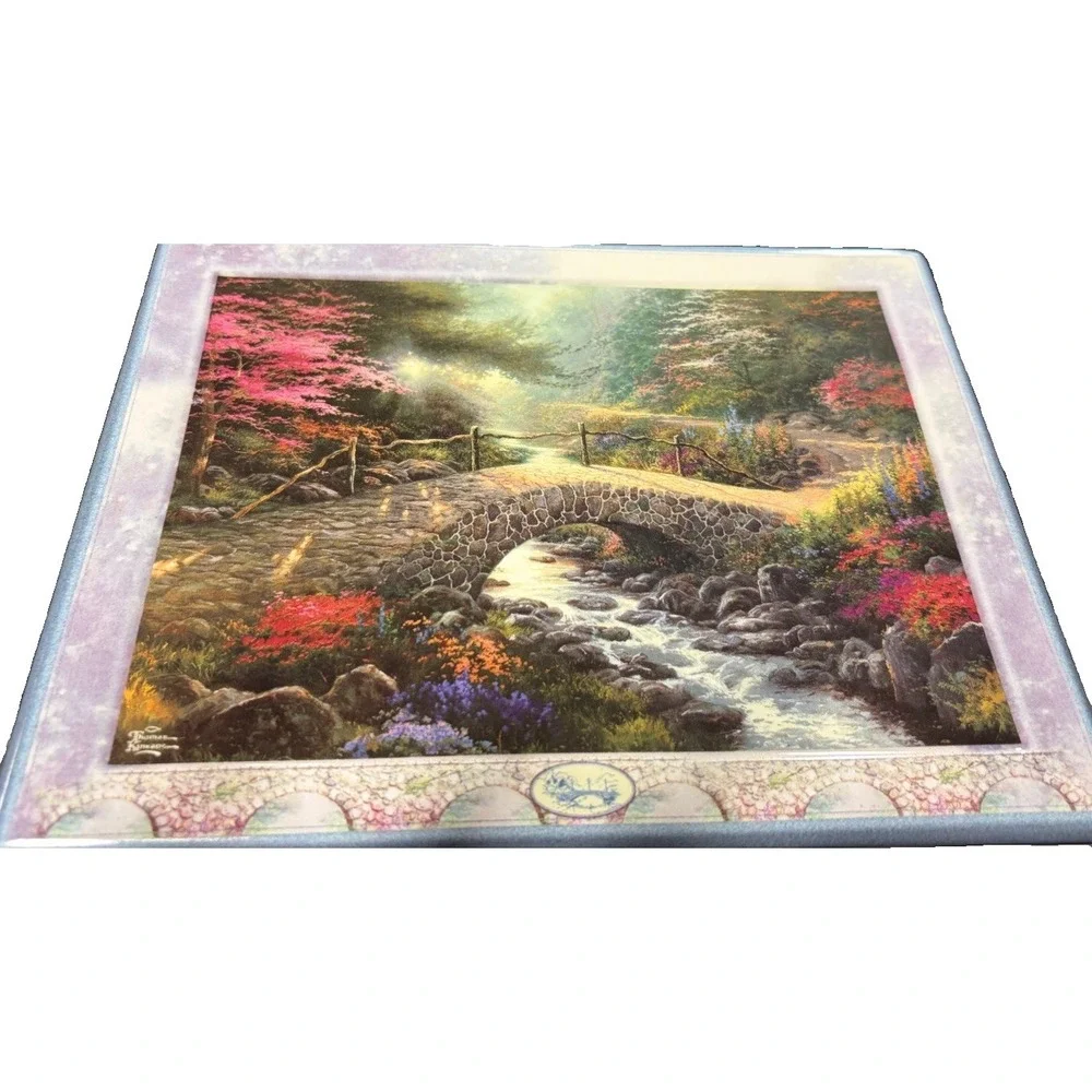 Thomas Kincaid Bridge Of Faith Tile Bridges Of Life Bradford Exchange 1999 8136A